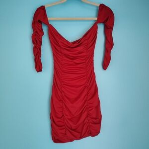 SHEIN Dress Size Small Maroon Sheath